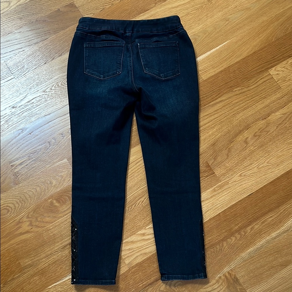 Chico's Sequin Ankle Jeans - Picture 7 of 10